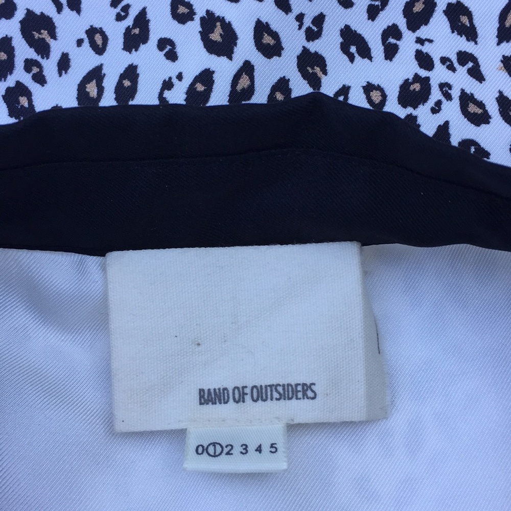 BAND OF OUTSIDERS 100% Silk Leopard Ombre Top - Picture 11 of 16